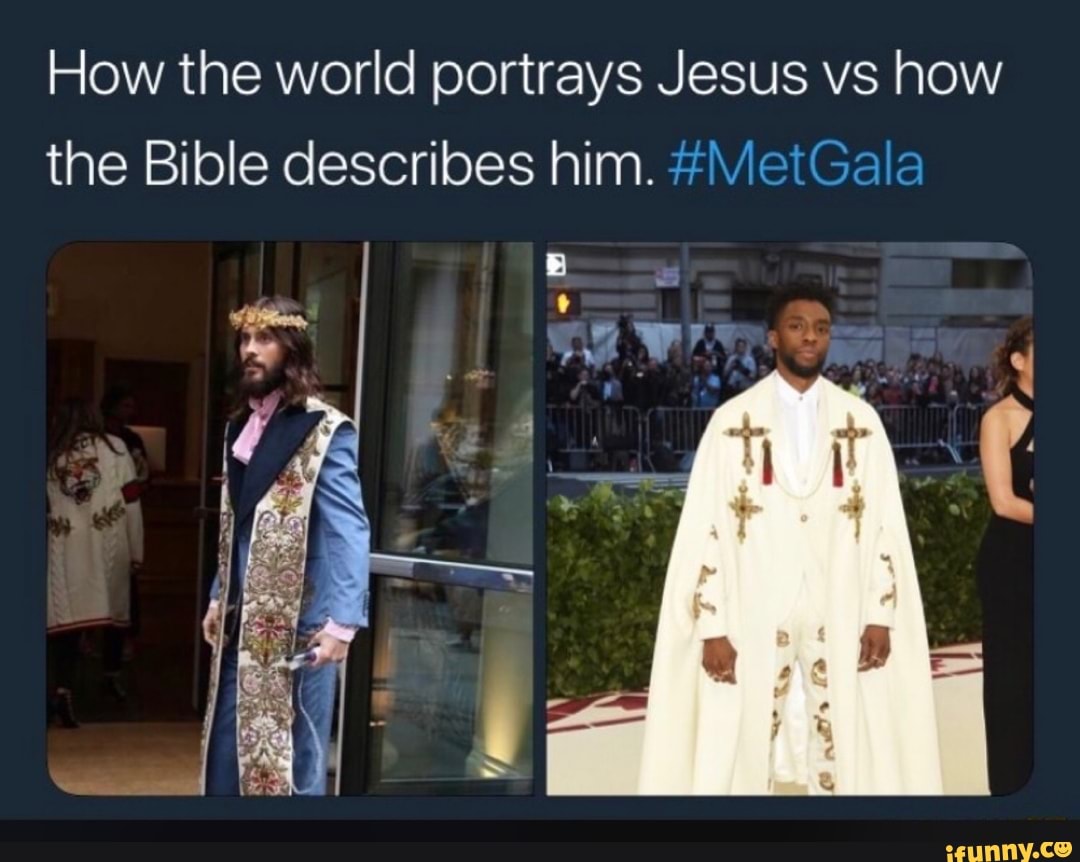 How the world portrays Jesus vs how the Bible describes him. “wir - iFunny