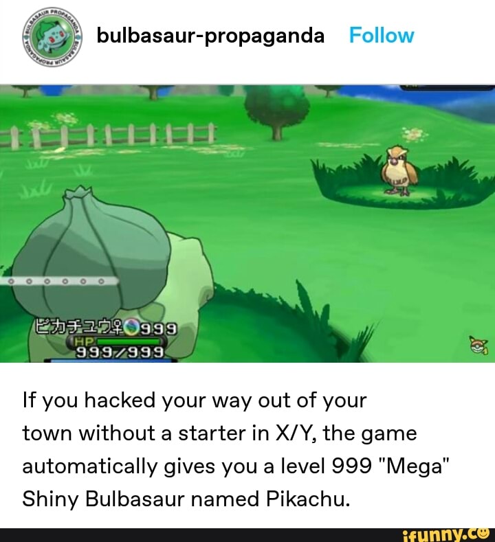 Got my ﬁrst shiny Bulbasaur yesterday and evolved it right away Q - iFunny