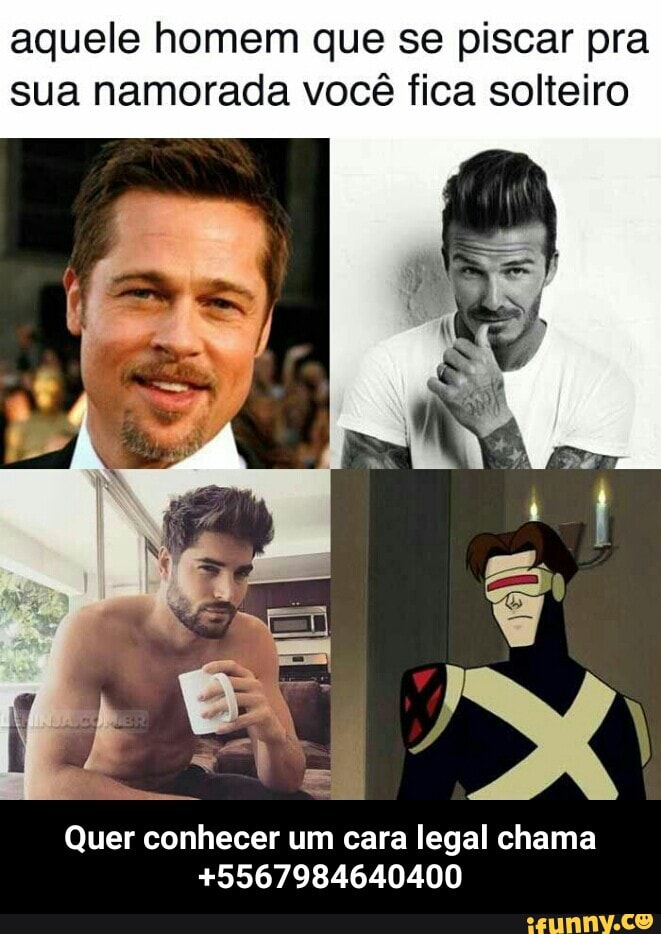 aquele homem que se piscar pra
sua namorada você fica solteiro
Quer conhecer um cara legal chama
+5567984640400 - Quer conhecer um cara legal chama +5567984640400