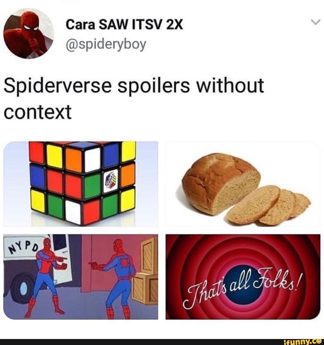 Spiderverse Spoilers Without Context
