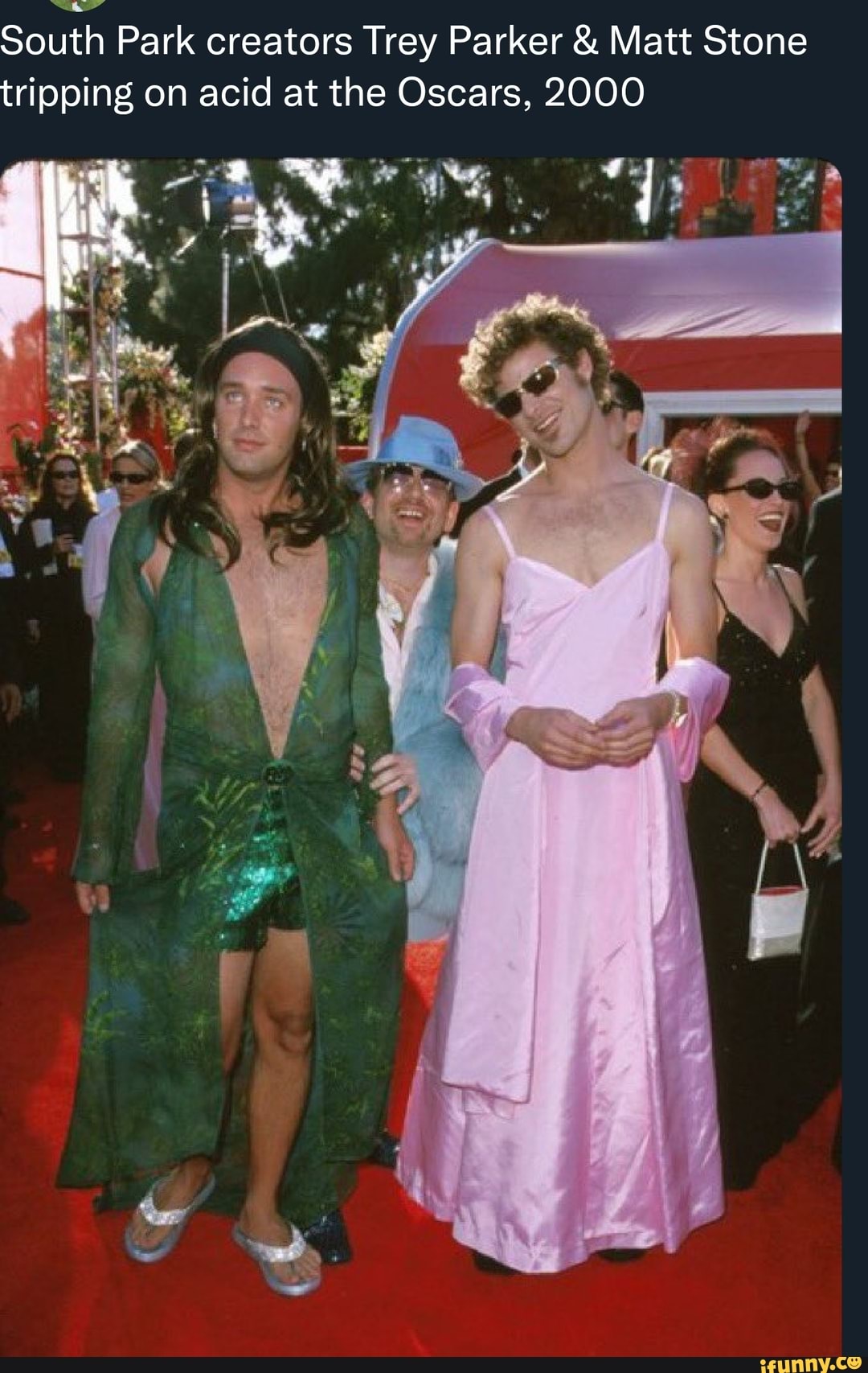 South Park Creators On Acid At Oscars South Park creators Trey Parker & Matt Stone tripping on acid at the
