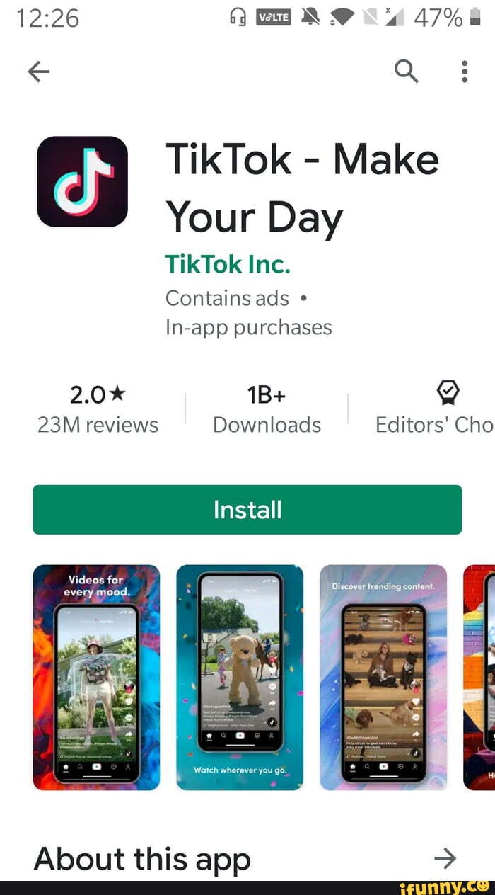 TikTok - Make Your Day TikTok Inc. Contains ads In-app purchases ...