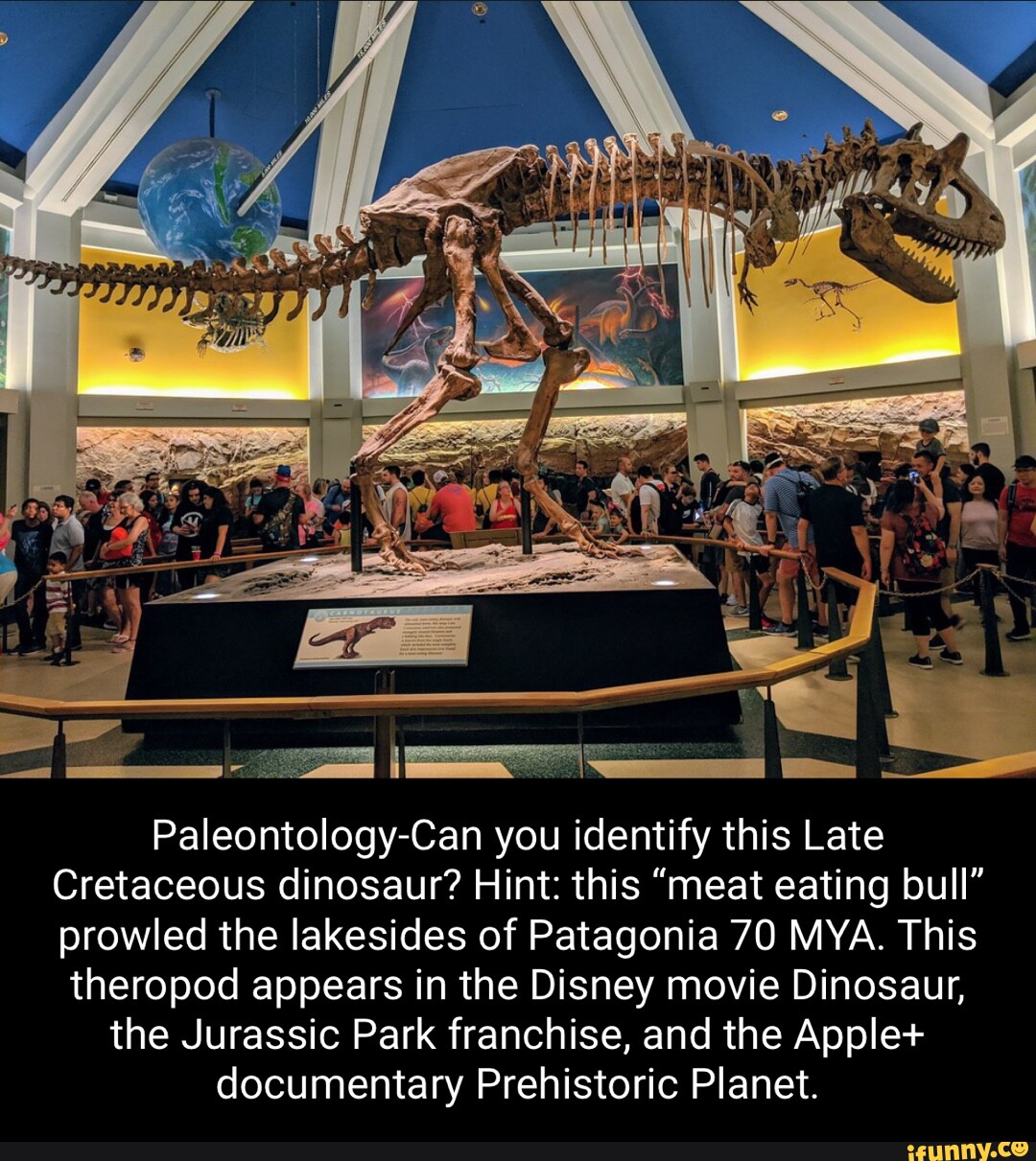 PaleontologyCan you identify this Late Cretaceous dinosaur? Hint this