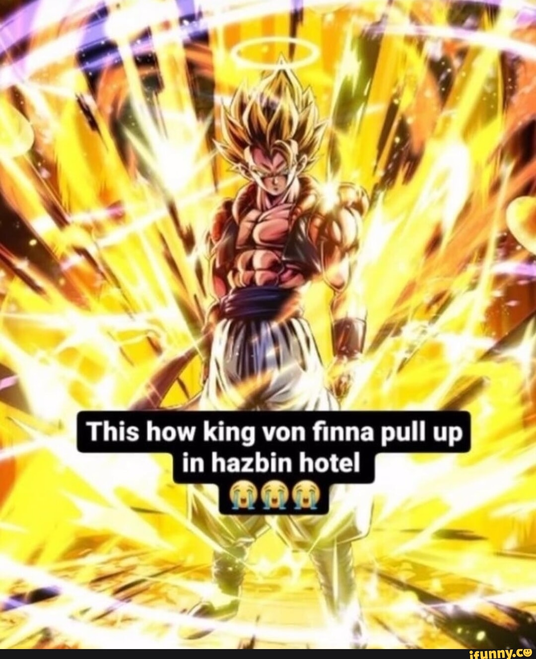 This how king von finna pull up in hazbin hotel - iFunny