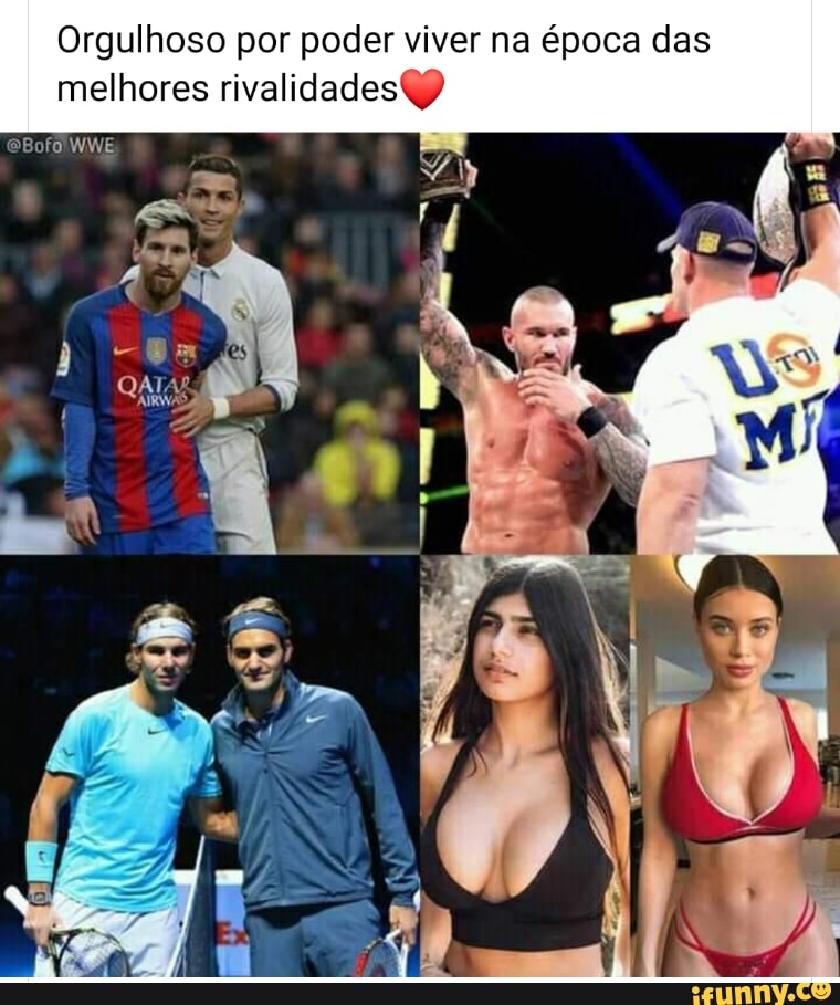 Orgulhoso por poder viver na época das melhores rivalidades
eBofo WWE