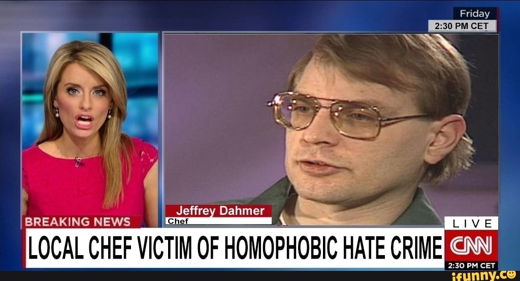 Friday BREAKING NEWS ( LOCAL CHEF VICTIM OF HOMOPHOBIC HATE CRIME iFunny