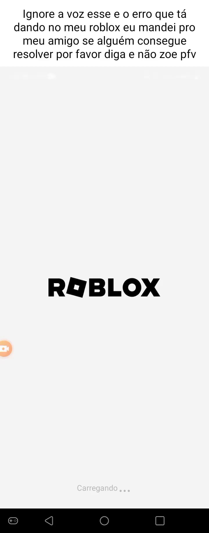 Como resolver erro do ROBLOX que não carrega 
