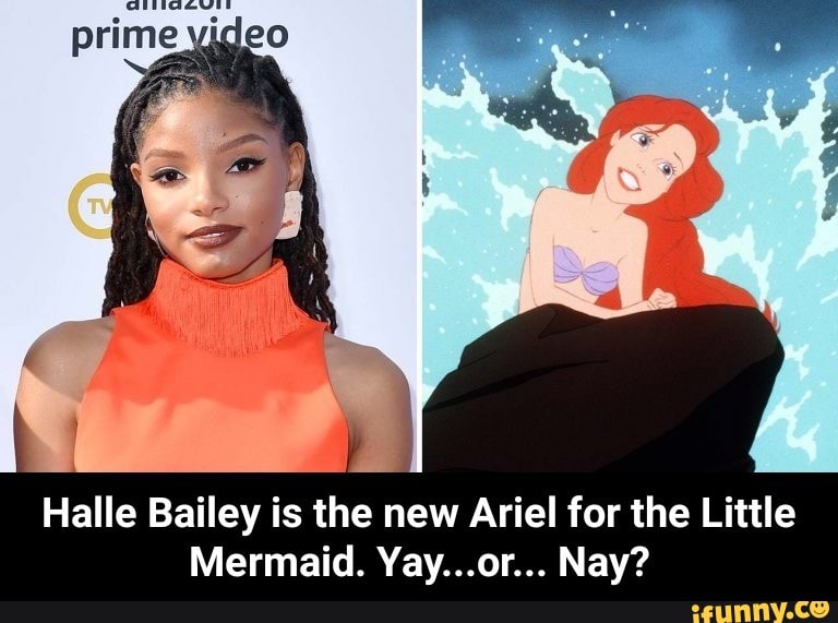 Halle Bailey is the new Ariel for the Little Mermaid. Yay...or... Nay ...