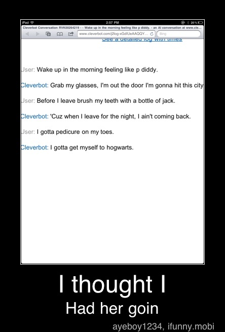 Wake Up In The Morning Feeling Like P Diddy Verbot Grab My Glasses I M Out