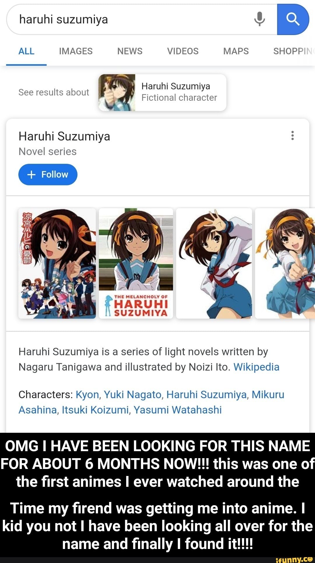 Haruhi Suzumiya (character) - Wikipedia