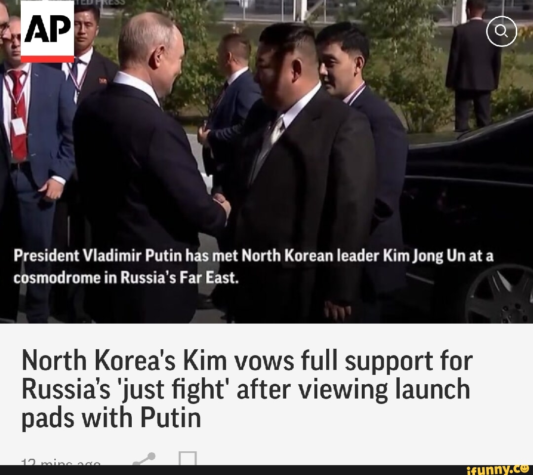 AD President Vladimir Putin Has Met North Korean Leader Kim Jong Un At ...