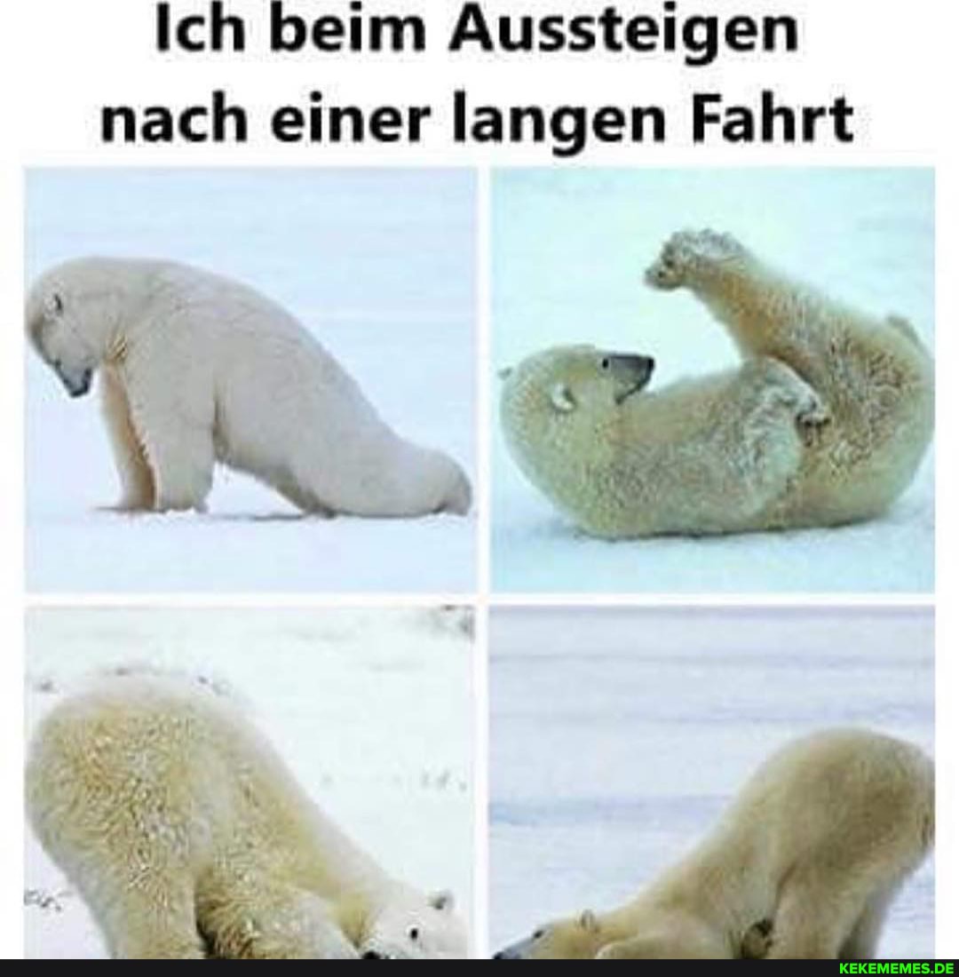 Ich beim Aussteigen nach einer langen Fahrt