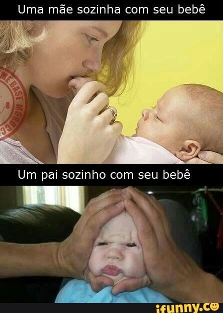 Uma mãe sozinha com seu bebê