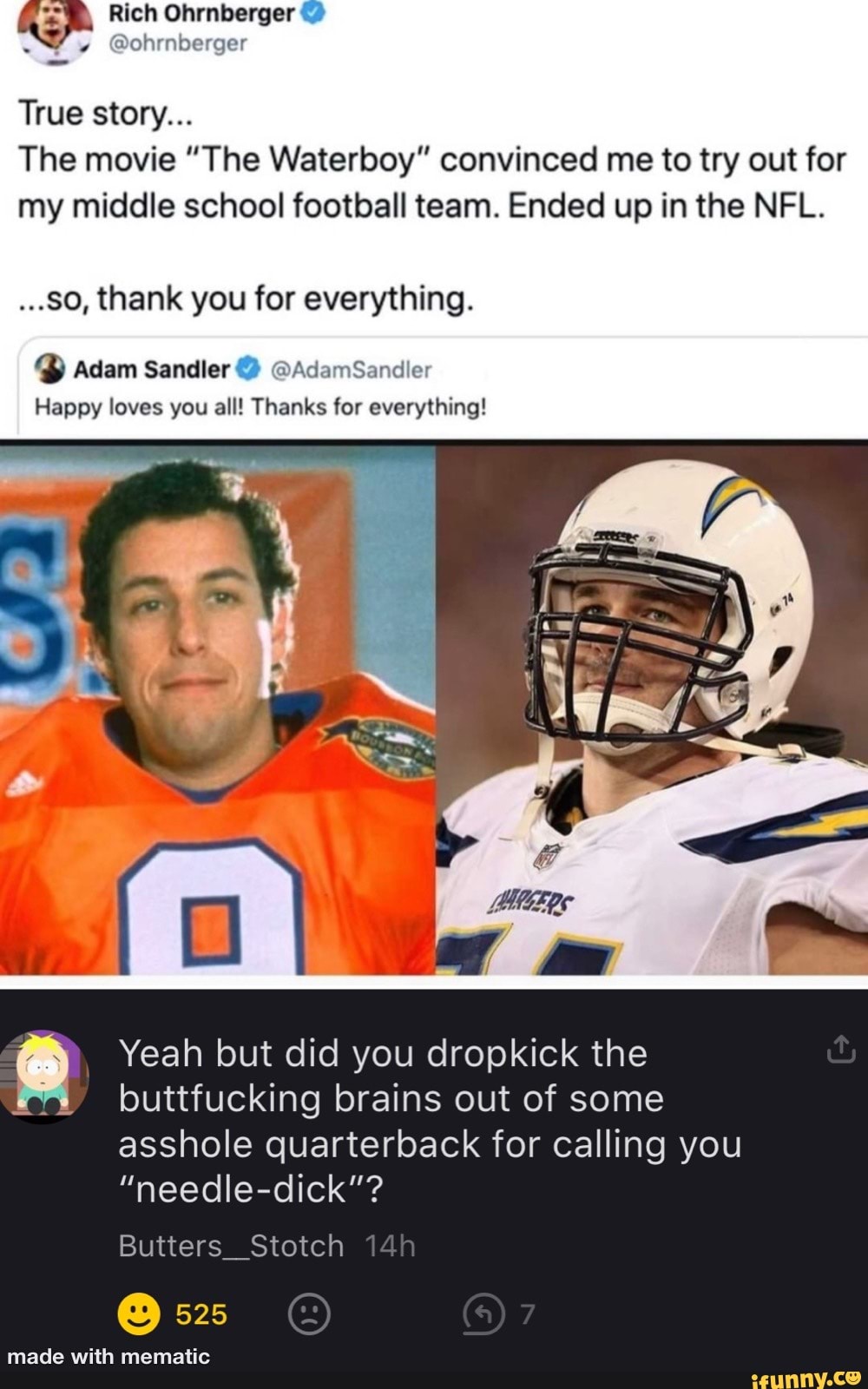 Waterboy memes. Best Collection of funny Waterboy pictures on iFunny