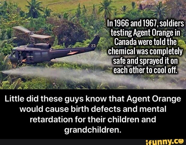 Little Did These Guys Know That Agent Orange Would Cause Birth Defects And Mental Retardation For Their Children And Grandchildren Little Did These Guys Know That Agent Orange Would Cause Birth