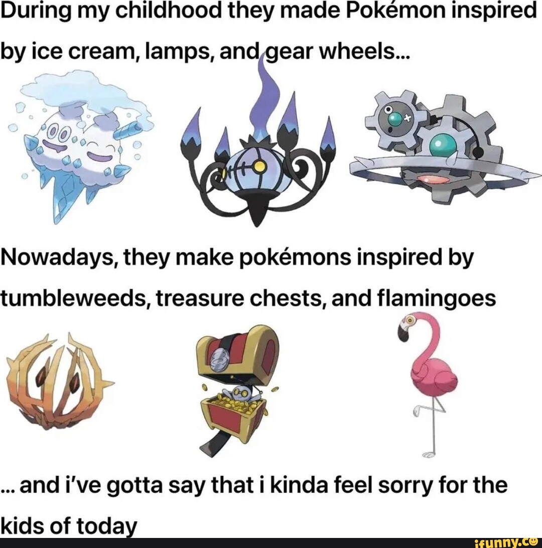 During My Childhood They Made Pokemon Inspired By Ice Cream, Lamps 