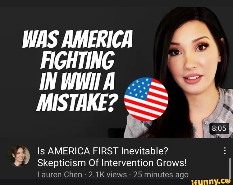 WAS AMERICA FIGHTING IN MISTAKE?
Is AMERICA FIRST Inevitable?
Skepticism Of Intervention Grows!
Lauren Chen 2.1K views 25 minutes ago