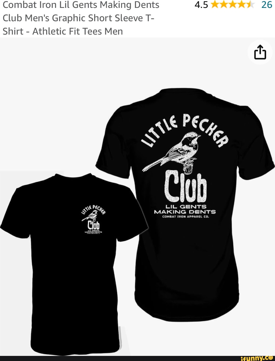 Combat Iron Lil Gents Making Dents AS 26 Club Men's Graphic Short