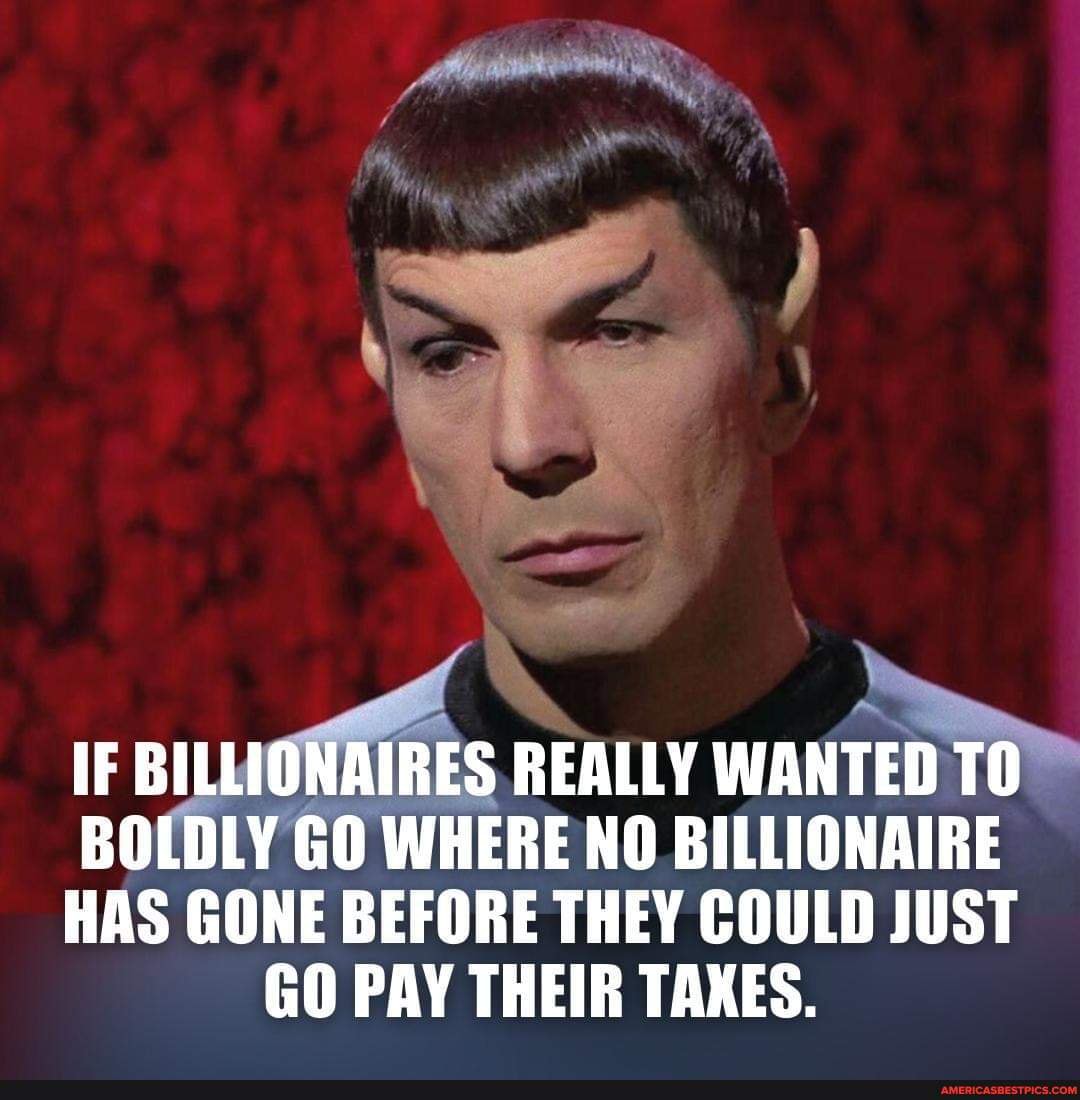 IF BILLIONAIRES REALLY WANTED TO BOLDLY GO WHERE NO BILLIONAIRE HAS ...