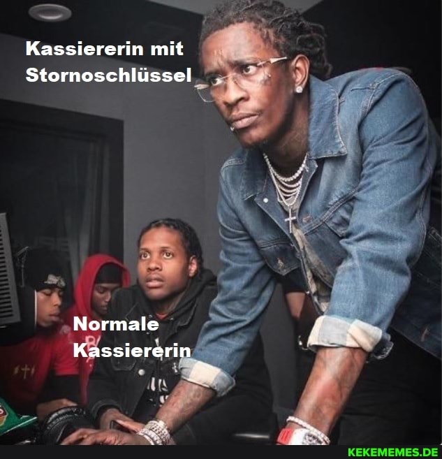 Kassiererin mit
Stornoschlüssel
Normale
Kassiererin _