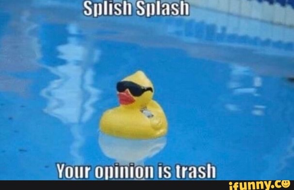 Your 'ONIMION IS trash