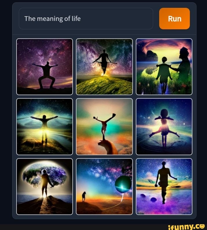 Run The meaning of life iFunny