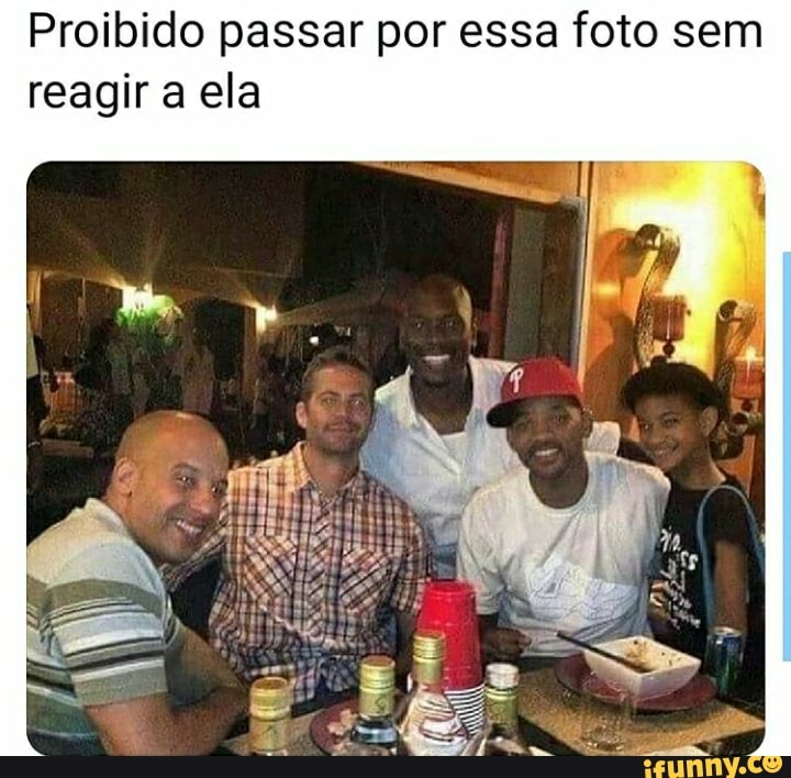 Proibido passar por essa foto sem reagir a ela