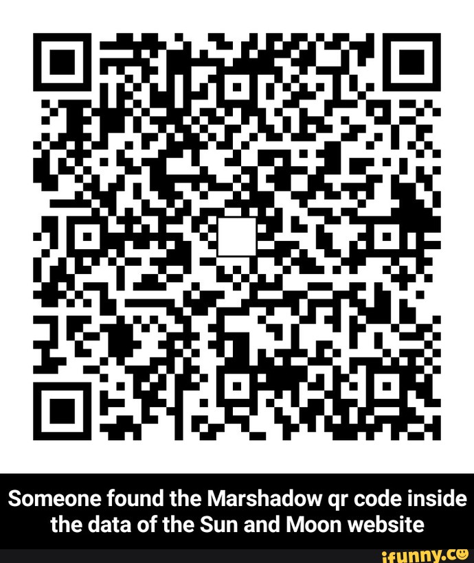 Someone Found The Marshadow Qr Code Inside The Data Of The Sun And Moon Website Someone Found The Marshadow Qr Code Inside The Data Of The Sun And Moon Website Ifunny