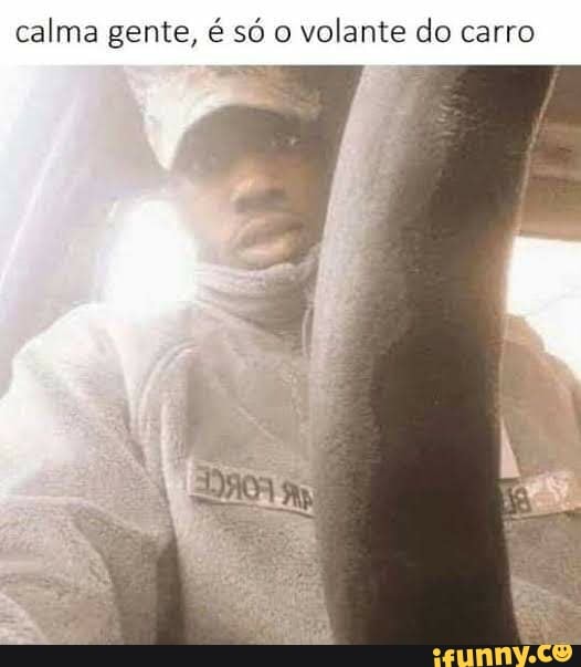 calma gente, é só o volante do carro