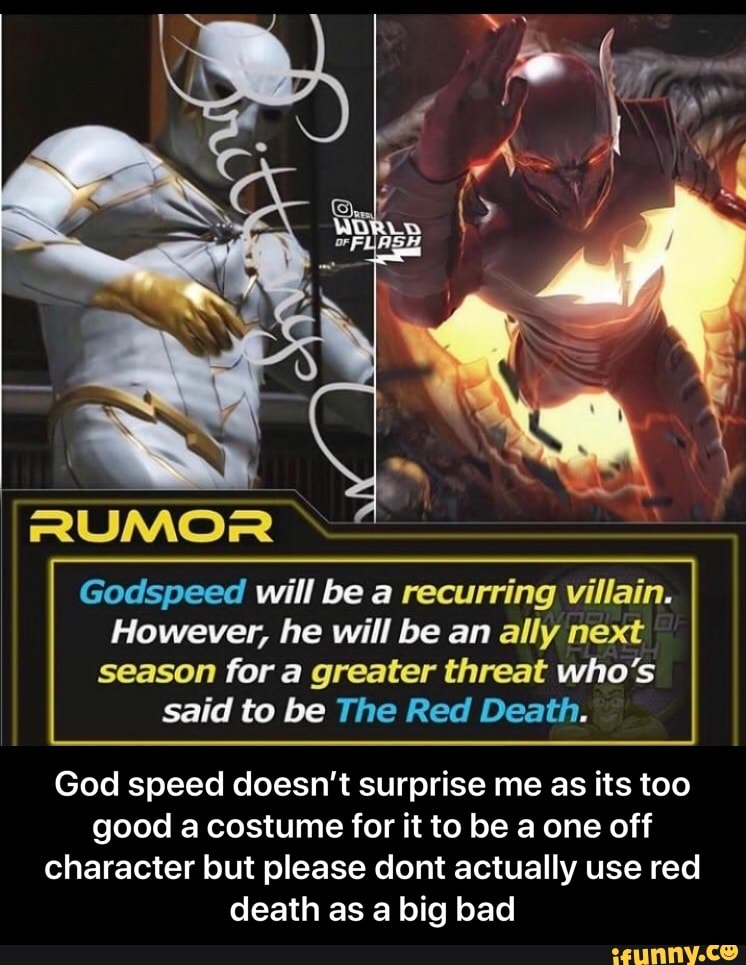 Godspeed Will Be A Recurring Villain However He Will Be An Ally Next Season For A