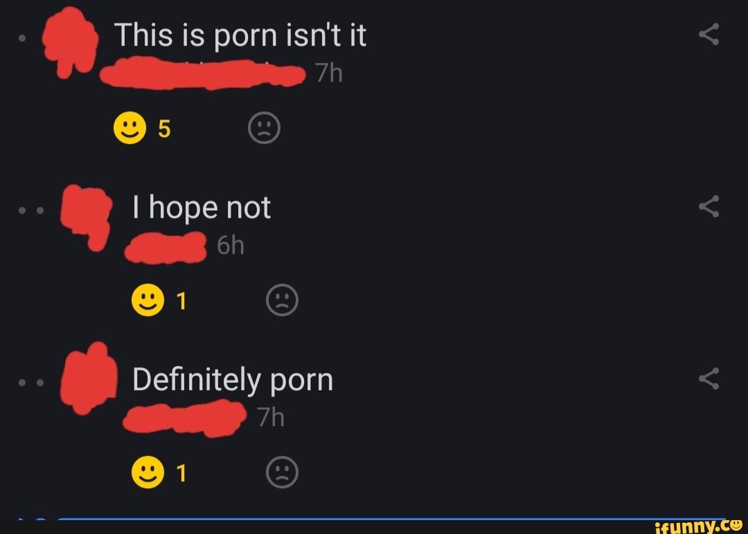 Definitely not porn