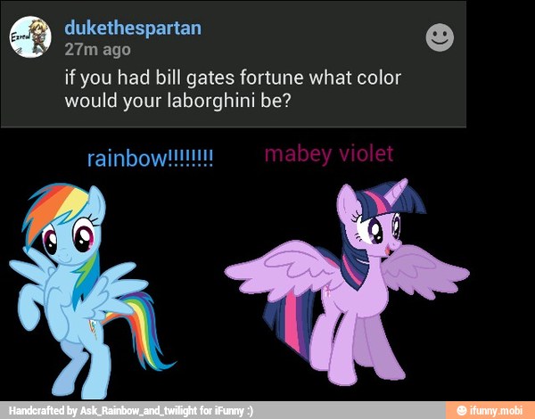 27m ago
if you had bill gates fortune what color
would your laborghini be?