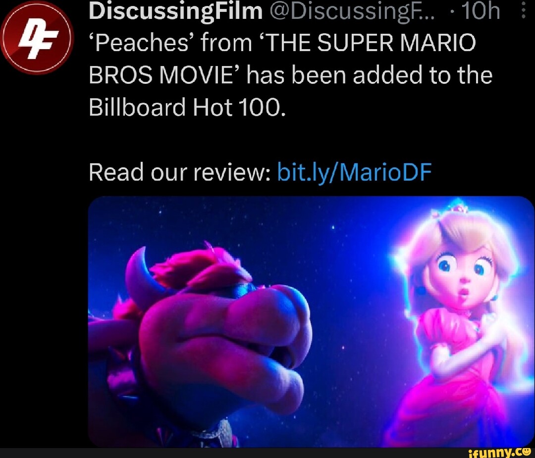 / Discussing Film Discussingk.. 'Peaches' from 'THE SUPER MARIO BROS