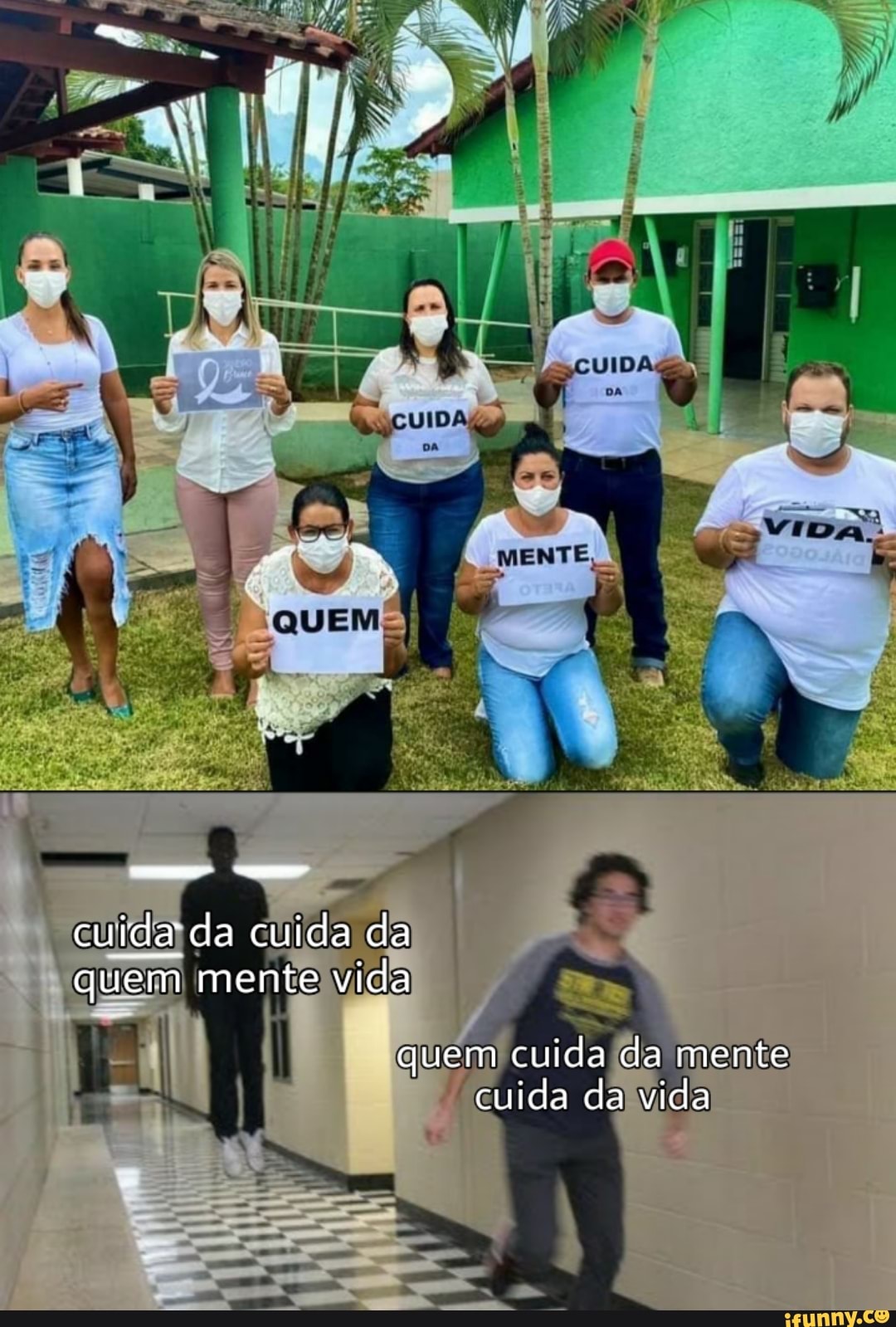 cuida da cuida da quem mente vida
quem cuida da mente guida da vida