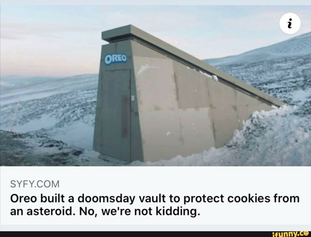 does oreo have a doomsday vault