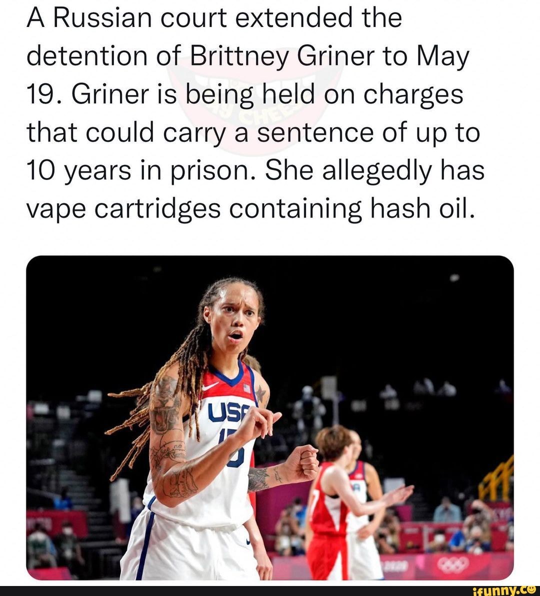 A Russian Court Extended The Detention Of Brittney Griner To May 19