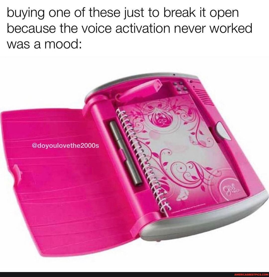buying one of these just to break it open because the voice activation never worked was a mood:
@doyoulovethe2000s