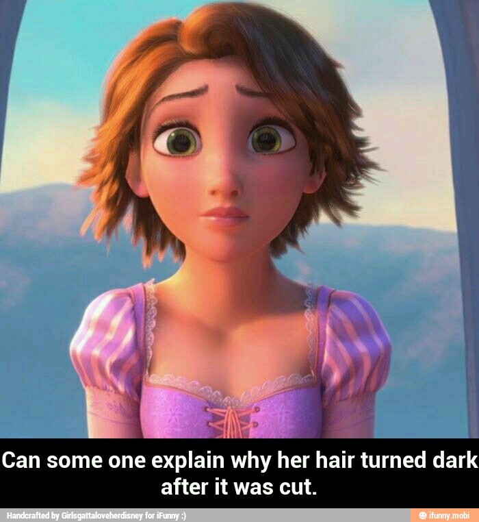 AC 4
I
Can some one explain why her hair turned dark
after it was cut. - Can some one explain why her hair turned dark after it was cut.
