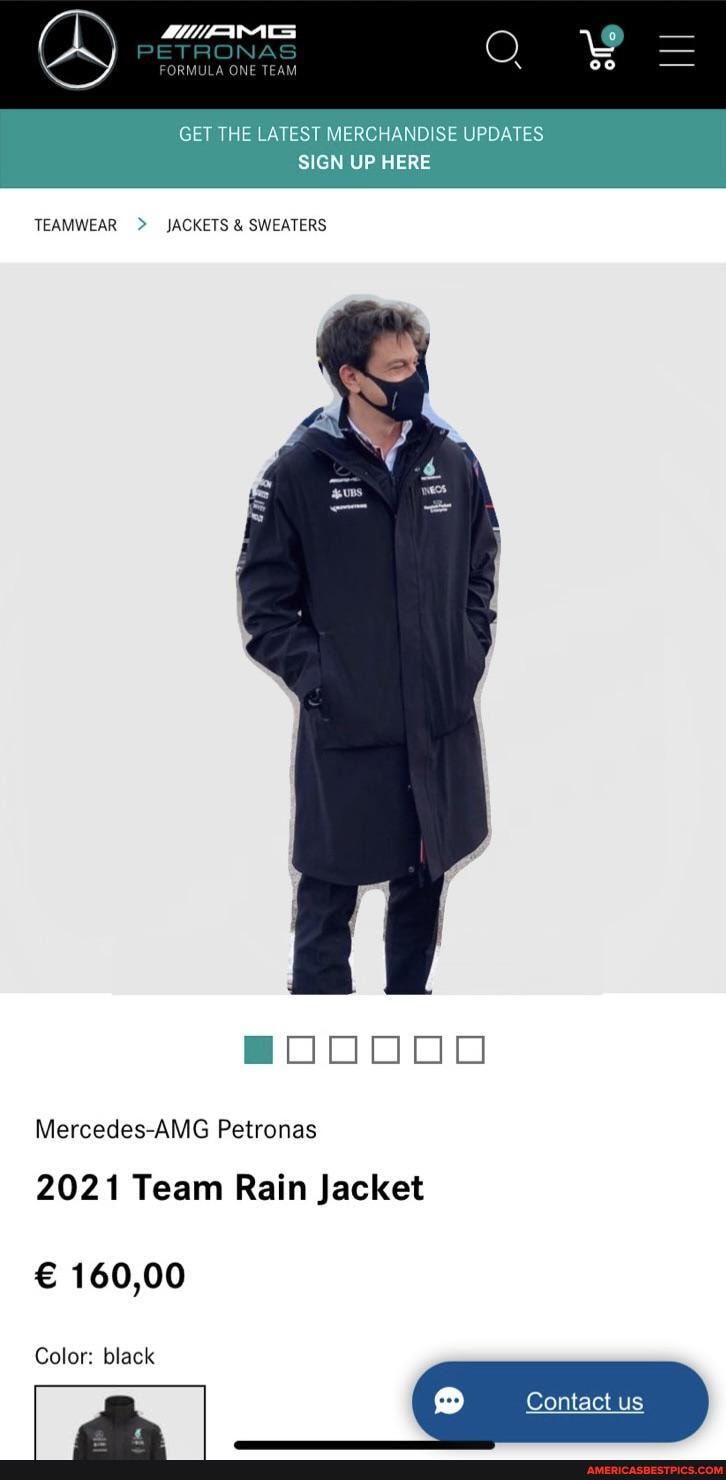 mercedes rain jacket 2021