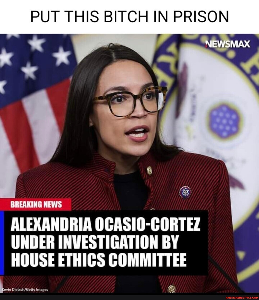 PUT THIS BITCH IN PRISON NEWSMAX I ALEXANDRIA OCASIO-CORTEZ UNDER ...