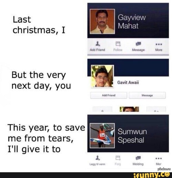 But the very
next day, you
This year, to save STAN
me from tears, =I Speshal
I'll give it to