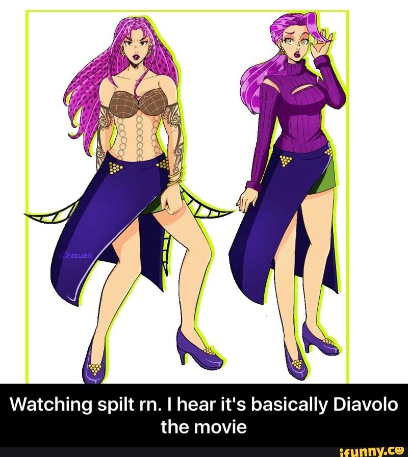 I hear it's basically Diavolo the movie - Watching spilt rn. 