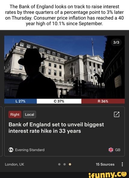 The Bank of England looks on track to raise interest rates by three ...
