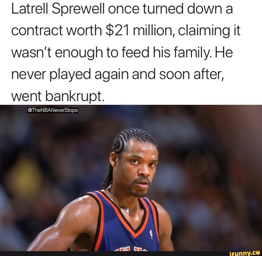 From His Violent Past To His $21 Million Contract Rejection: The Story Of  How Latrell Sprewell Ruined His Career - Fadeaway World