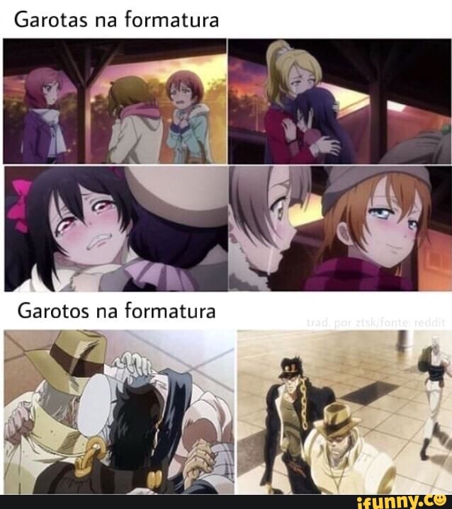 Garotas na
formatura
Garotos na
formatura
