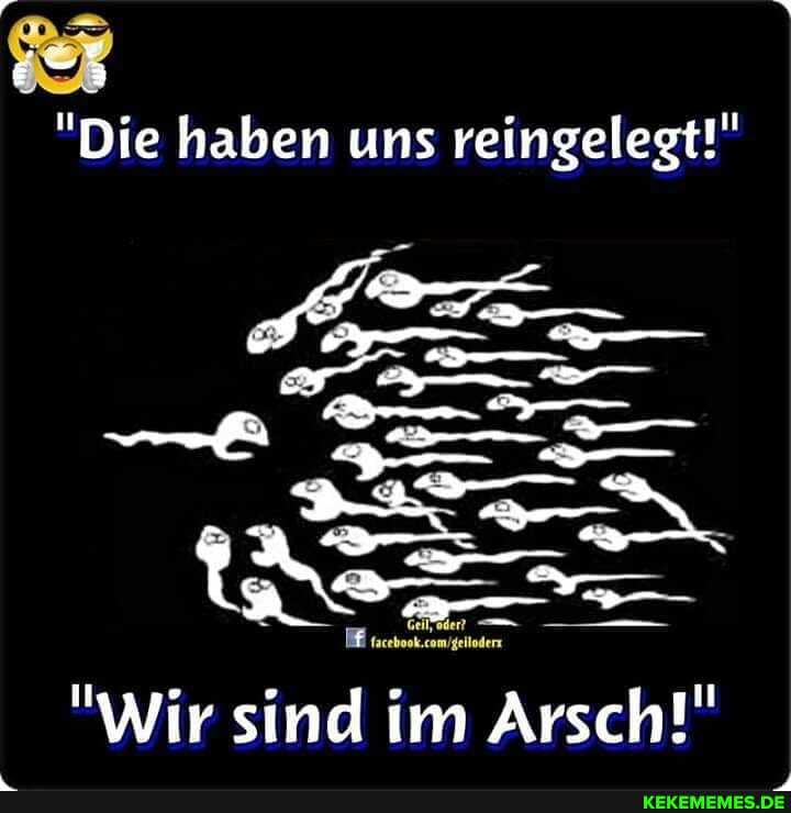 "Die haben uns reingelegt!"
"Wir sind im Arsch!"