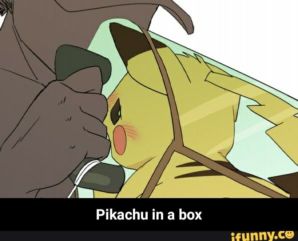 Pikachu in a box