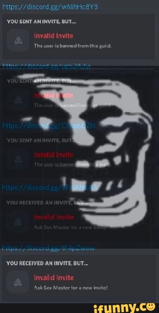 discord invalid invite
