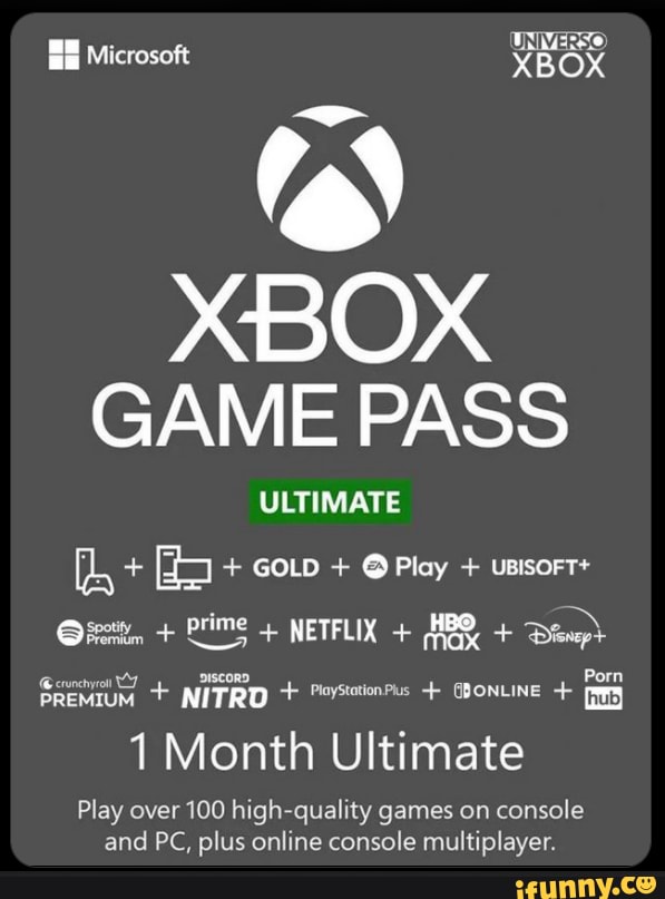 xbox game pass ultimate netflix