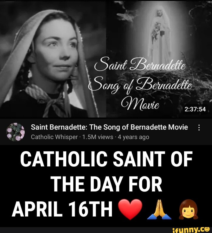 / Beinadette of Saint Bernadette: The Song of Bernadette Movie ...